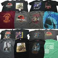 古着卸 まとめ売り 映画・ドラマ 半袖Tシャツ 16枚セット (メンズ 2XL ) ウェンズデー ストレンジャーシングス 中古 古着 NA9029