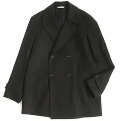 未使用品▼Paul Smith Collection ポールスミスコレクション 裏地花柄 ウール100% Pコート ダークブラウン L メンズ 日本製 正規品　p13-st30331-691のサムネイル