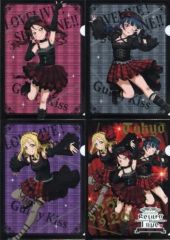 [중고] 클리어 파일 Guilty Kiss A4 클리어 파일 4장 세트 [러브라이브! 선샤인!! Guilty Kiss 2nd LoveLive! ~Return To Love Kiss Kiss Kiss~]