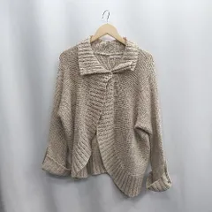 ◇ ⊇ any SiS エニィスィス 長袖 ニットカーディガン サイズ2 ベージュ レディース E  【1412090048364】