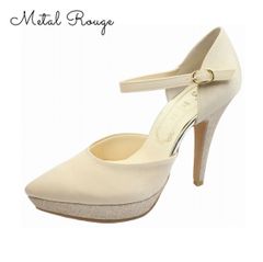 l Rouge メタルルージュ レディース パンプス 907 ポインテッドトゥ セパレート ストーム ヒール ストラップ 日本製 靴 黒 ブラック ベージュ Metal Rouge メタルルージュ レディース パンプス 907 ポインテッド