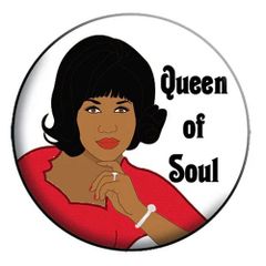 アレサ・フランクリン - Queen of Soul - バッジ