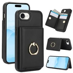 【在庫処分】SE4 2025リング スタンド機能カード収納スマホケース【MYH】アイフォン SE4背面ケースiPhone 16E/アイフォン SE4 16E/iPhone 2025 軽量 2025モデルiPhone 薄型耐衝撃 耐汚れすり傷防止 For 落下防
