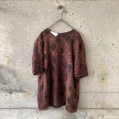エスカーダSILK混レオパードトップス