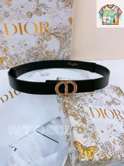 【今日特価】Dior ディオール Montaigne CD ベルトバックル付きベルト