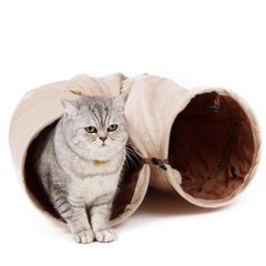 2穴 スエード キャット玩具 猫トンネル キャットトンネル Road PAWZ