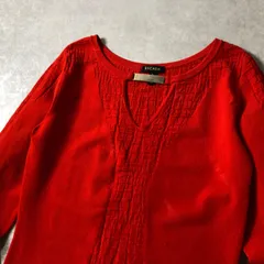 ESCADA デザイナーズ ヴィンテージ レーヨン ニット トップス カットソー エスカーダ