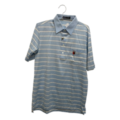 BAY  HILL  CLASSIC  メンズ　  トップス  　ポロシャツ　L　ブルー系　ホワイト系