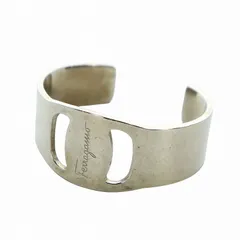 サルヴァトーレフェラガモ Salvatore Ferragamo ヴァラ バングル ブレスレット アクセサリー ロゴ シルバー色 ■GY18 /MQのサムネイル