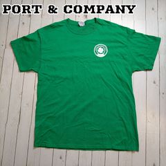 US古着 PORT&COMPANY Tシャツ グリーン XLサイズ 輸入古着