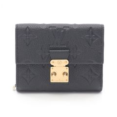 LOUIS VUITTON ルイ・ヴィトン ポルトフォイユ メティス コンパクト モノグラムアンプラント ノワール 三つ折り財布