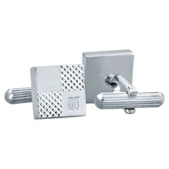 DAKS ダックス シルバー ダブル ライン カフス se-da016