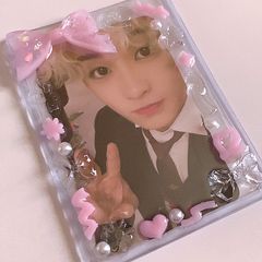 トレカ　トレカケース　トレカデコ　デコ　EXO ギョンス NCT チソン キーチェーントレカケース レジン トレカケース デコ オーダー