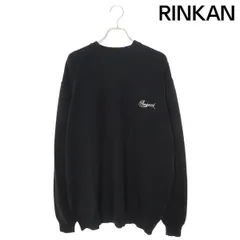 シークエル  23AW  SQ-23AW-KN-06 ロゴ刺繍ニット メンズ XL