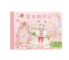 ステッカー 10  シールブック シール 子供 フレークシール 少女 女の子 人物 韓国 かわいい スクラップブッキング コラージュ 海外シール　大量　安い　ピンク