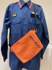 ８９．🚒救助服ショルダーバッグ（アップサイクル商品）🚒