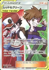 【中古】ポケモンカードゲーム 108/095[SR]：(キラ)レッド＆グリーン
