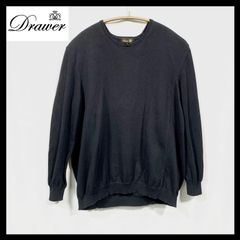 【Drawer ドゥロワー】コットンニット　トップス　サイズ1 レディース 八分袖