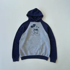 80s USA製　ミッキー　スウェット　パーカー　ラグラン　Disney stand mickey sweat foodie vintage T1902 A8