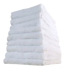 kosugizen 徳用フェイスタオル 白タオル 34×80㎝ 10枚セット