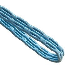 帯締め 水色 ブルー 単色 着付け 和装小物 平組 組紐 手芸材料【中古】【ネコポス配送】