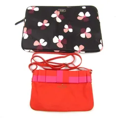 ケイトスペード ミニショルダーバッグ・PCケース ポーチ 2点セット ブランド 鞄 小物 まとめて レディース Kate Spade 【中古】