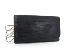 LOUIS VUITTON ルイヴィトン M63822 エピ ミュルティクレ4 4連 キーケース 鍵入れ メンズ レディース ノワール ブラック系 DI4988