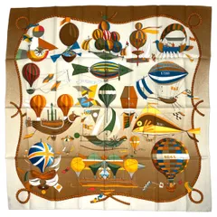 大*れ様 HERMES エルメススカーフ ミニカレ　大空の狂気　極美品　42×4 2025年最新】大空の狂気の人気アイテム - メルカリ