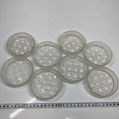 ④【アンカーホッキング】ホブネイル ムーンストーン ガラス食器 5点