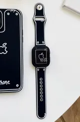 AppleWatch ベルト カバー 漫画 マンガ コミック柄バンド 黒 アップルウォッチ E018 【SHOPS MON】