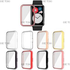 HuaweiおよびHuawei用のフルスクリーンプロテクター Tpuシェル エッジフレーム ストラップ 保護バンパーアクセサリー