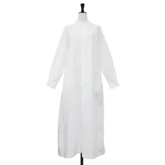 かぐれ 24SS コットンシャツワンピース kagure ホワイト ロング 楽天市場】コットンヤクシャツワンピース／かぐれ（kagure