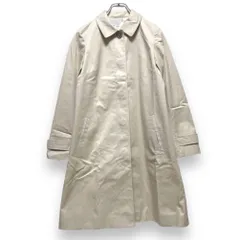 【古着】KUMIKYOKU 組曲　ステンカラーコート　サイズ1　アイボリー