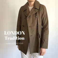LONDON Tradition / OLMETEX コットンナイロン　Pコート