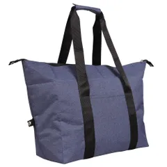 [FUPUTWO] クーラーバッグ 保冷保温 トートバッグ 大容量 防水 ソフトクーラー エコバッグ (大, ネイビー) [ネイビー] [大]