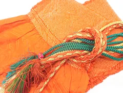 【京松】【着物】 和装小物 帯締め 帯揚げ セット 帯締 帯揚 振袖用 総絞り 丸組 金糸 24w-5729