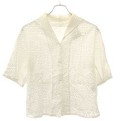 TOUJOURS トゥジュー スキッパーシャツ フリーサイズ - メルカリ