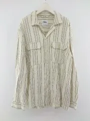 ZARA ストライプ シャツ 04579