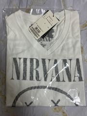 新品❗️NIRVANA ニルバーナ Tシャツ❗️Mサイズ！ホワイト‼️Vネック！
