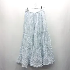 ◇ Θ FREAK'S STORE フリークスストア ロング フレア スカート サイズF ブルー系 レディース E  【1410100067350】のサムネイル
