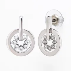 スワロフスキー ピアス レディース FURTHER ドロップ シルバー 5499002