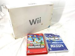 任天堂 Wii ウィー 本体 ＋ ゲームソフト2本おまけ付 AT 0419ML002  0120240410103417