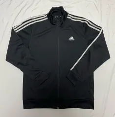 アディダス オリジナル 3ST ブラック ジャージ トラックトップ