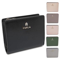 フルラ 折財布 レディース カメリア 二つ折り財布 コンパクト財布 S レザー 単色 バイカラー WP00307 ARE000 FURLA CAMELIA (ec)
