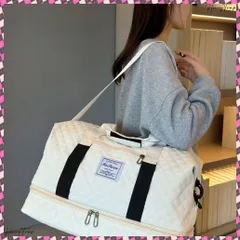 送料無料 キルティング トラベルバッグ 大容量旅行 ボストンバッグ 旅行カバン レディース メンズ 出張合宿キャリーオンバッグ 機内持ち込み鞄 修学旅行 軽量スポーツバッグ ジムバッグ トート 韓国ファッション鞄 2泊旅行バッグ軽い