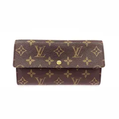 LOUIS VUITTON ルイヴィトン 二つ折り長財布/ポシェットポルトモネクレディ  モノグラム M61725   ブラウン レディース / 240001159133