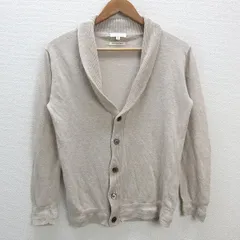 z■ユナイテッドアローズ/BEAUTY&YOUTHショールニットカーディガン【S】★MENS/灰系/UNITEDARROWS/187【中古】