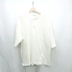 ◇ ⊂ MONO-MART モノマート 半袖 Tシャツ サイズL アイボリー メンズ E  【1501230025911】