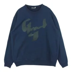 Yohji Yamamoto ヨウジヤマモト Ground Y GW-T68-078 グラウンドワイ ロゴ プリント スウェット ネイビー系 3【中古】のサムネイル