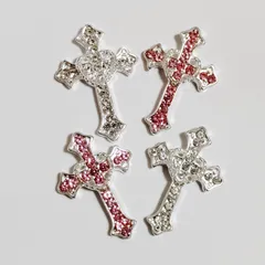 No.16　十字架　クロス　ネイルパーツ　4個